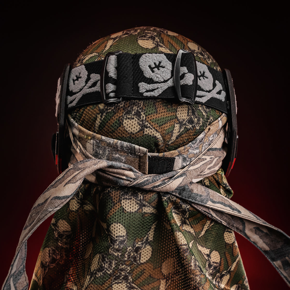 Goggle Strap - Bones Grey