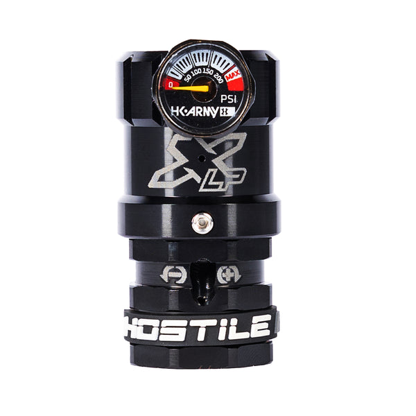 Hostile® XLP Regulator - Side Port Quick-Disconnect - Black