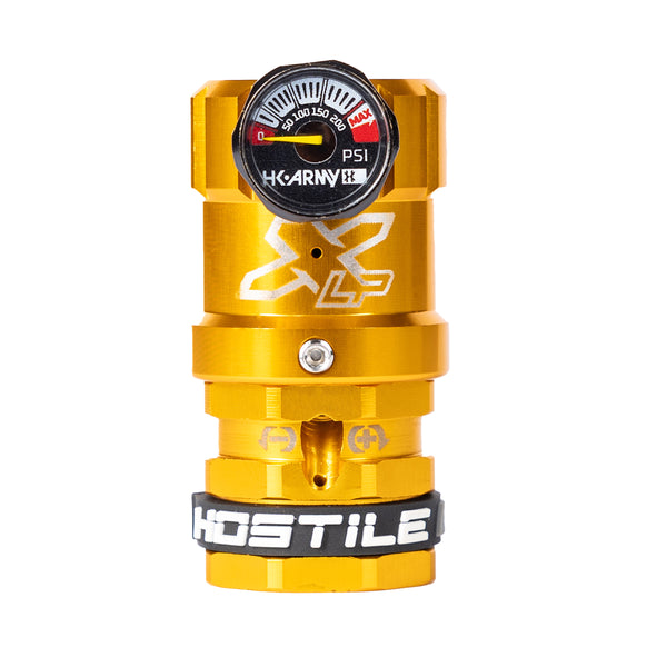 Hostile® XLP Regulator - Side Port Quick-Disconnect - Gold