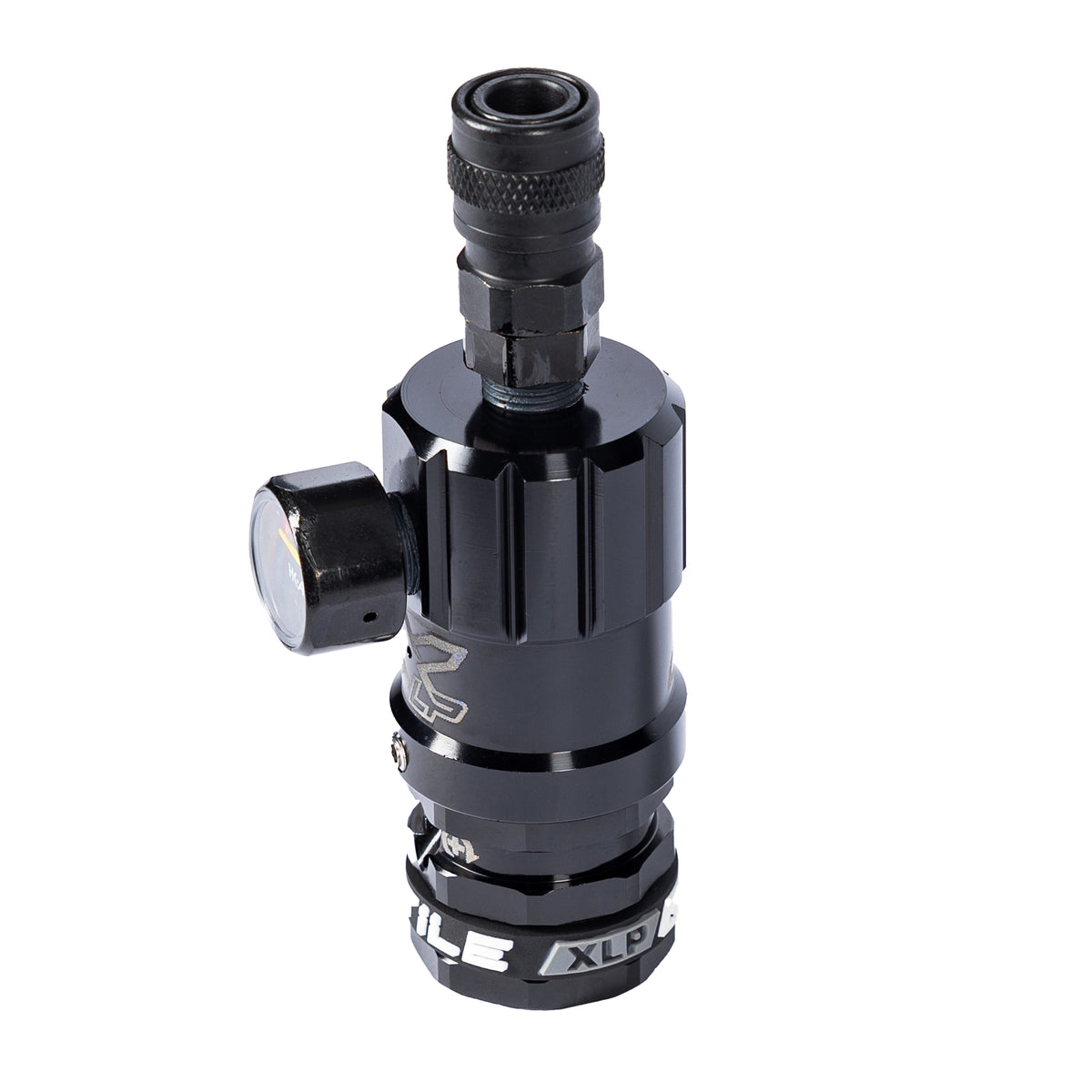 Hostile® XLP Regulator - Top Port Quick-Disconnect - Black