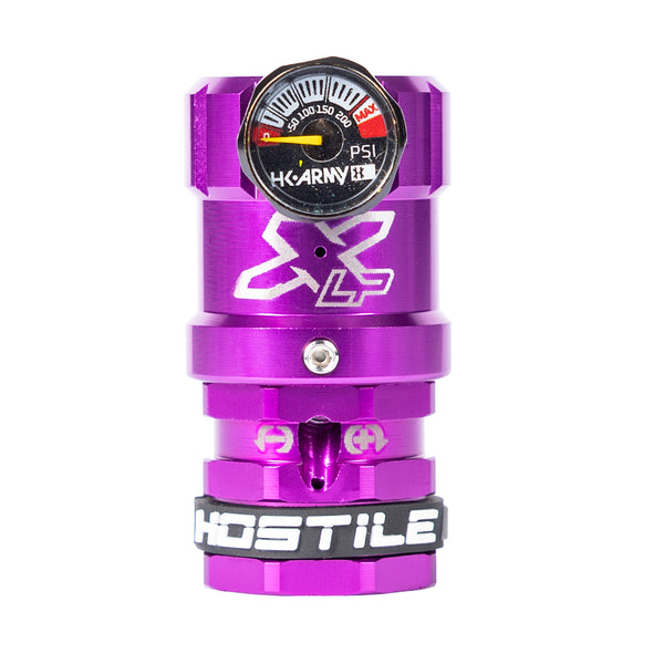 Hostile® XLP Regulator - Side Port Quick-Disconnect - Purple
