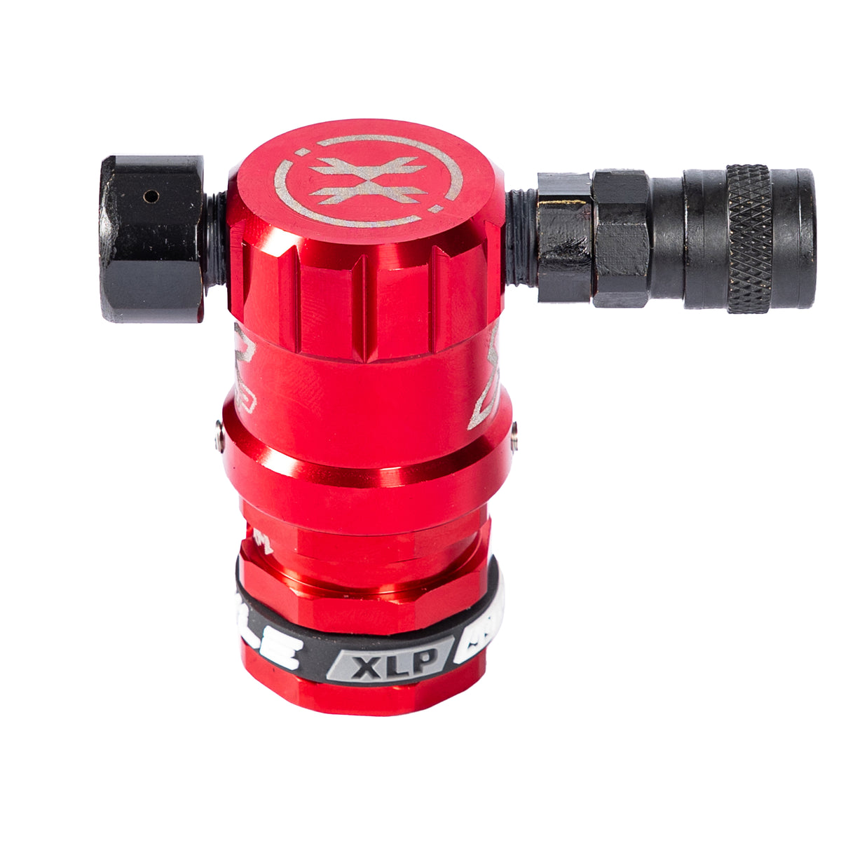 Hostile® XLP Regulator - Side Port Quick-Disconnect - Red