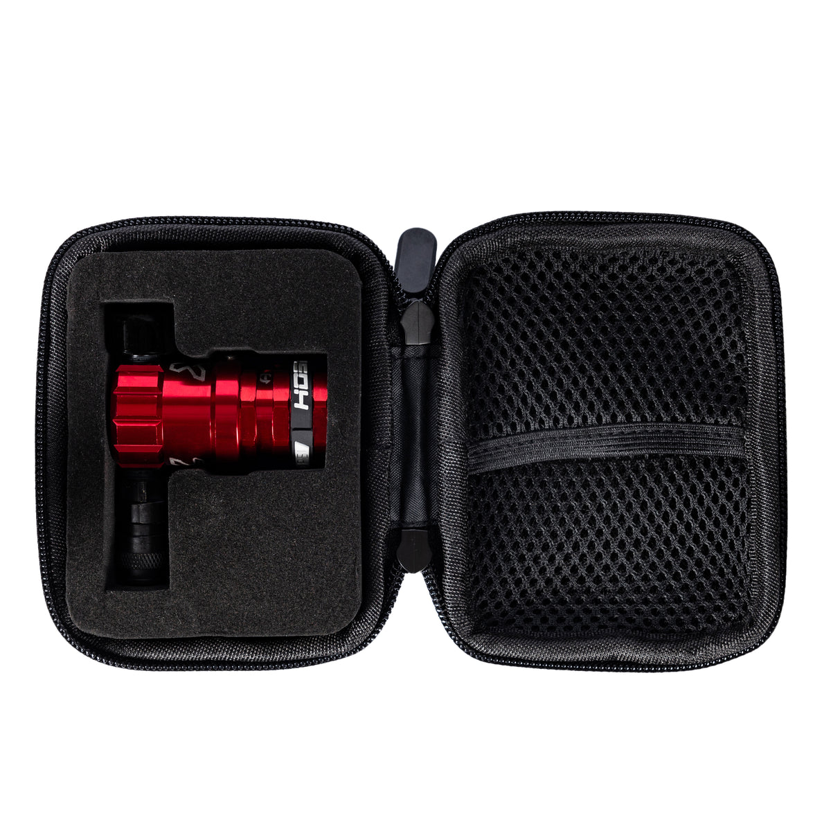 Hostile® XLP Regulator - Side Port Quick-Disconnect - Red