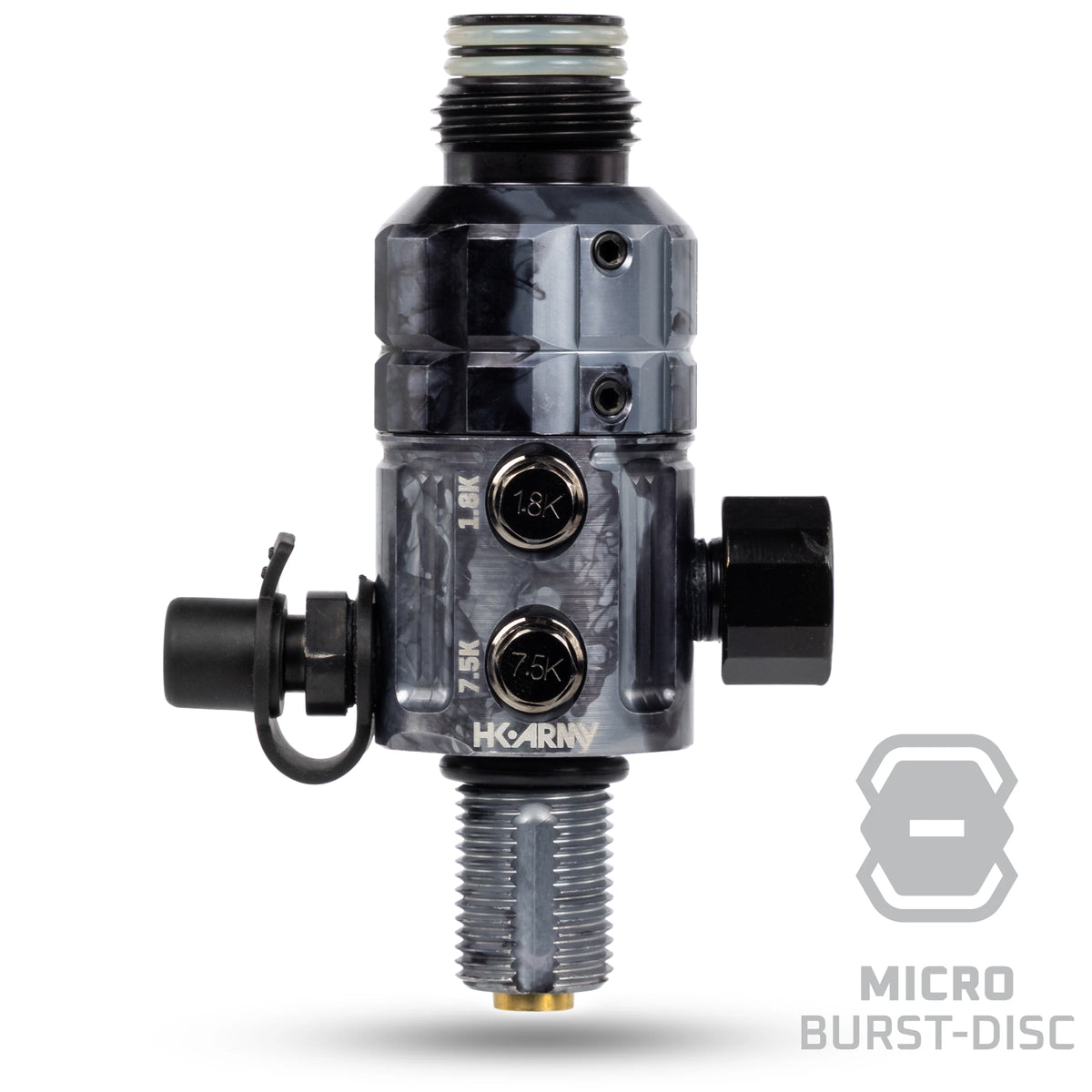 Turbine Pro Regulator - Long Body - Adjustable & Rotational - Marble Grey