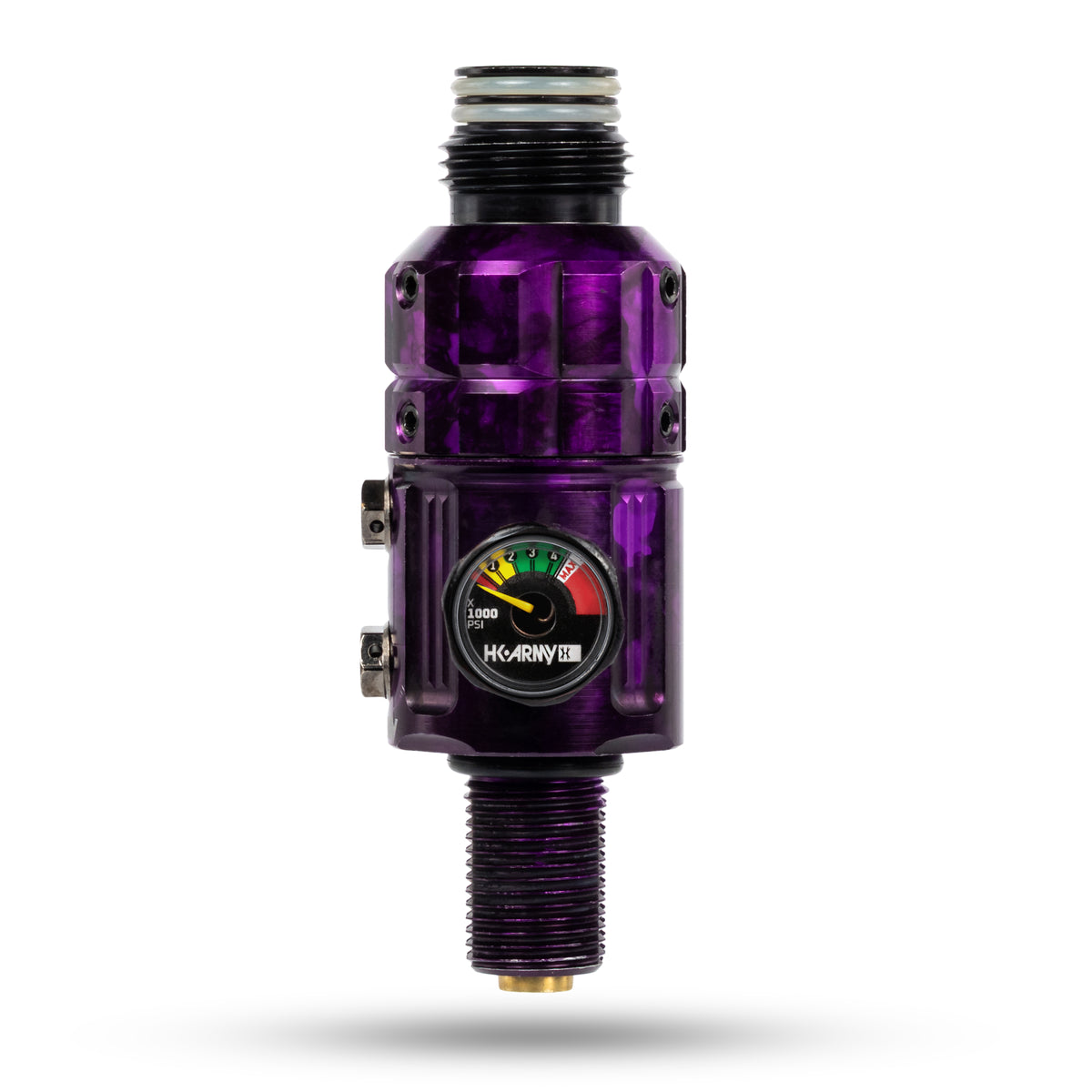 Turbine Pro Regulator - Long Body - Adjustable & Rotational - Marble Purple