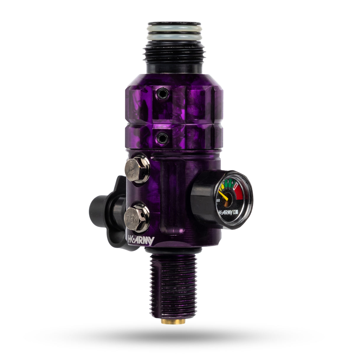 Turbine Pro Regulator - Long Body - Adjustable & Rotational - Marble Purple