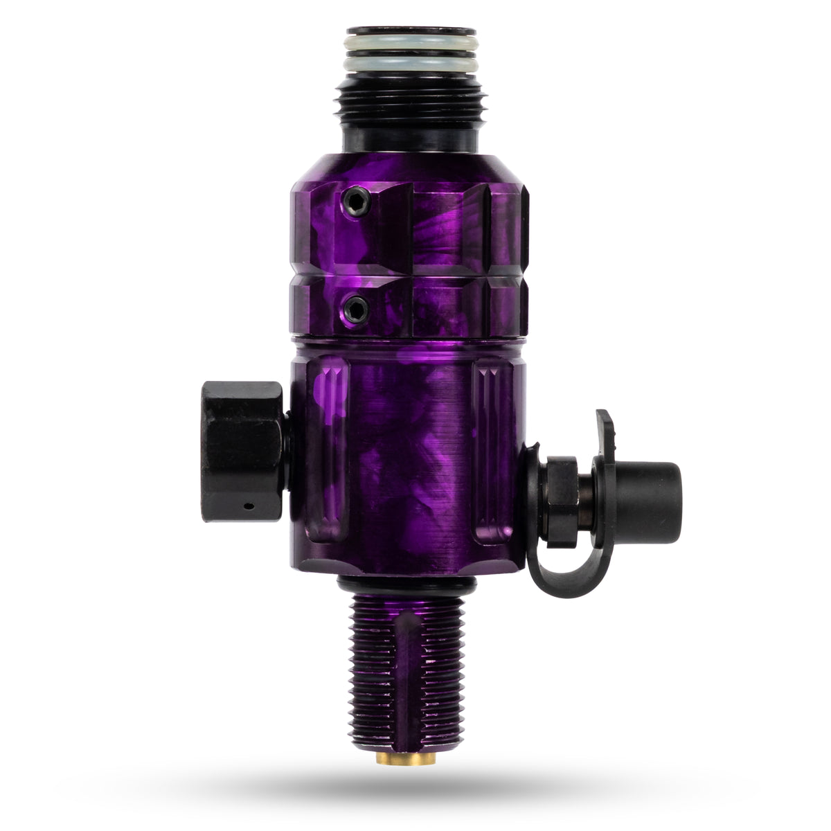 Turbine Pro Regulator - Long Body - Adjustable & Rotational - Marble Purple
