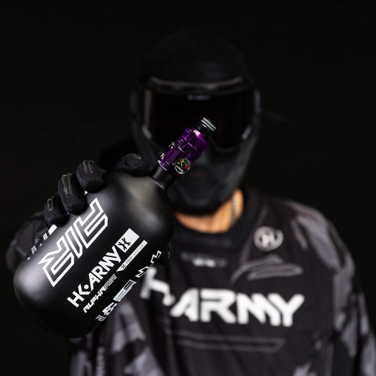 Turbine Pro Regulator - Long Body - Adjustable & Rotational - Marble Purple