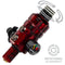 Turbine Pro Regulator - Long Body - Adjustable & Rotational - Marble Red
