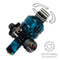 Turbine Pro Regulator - Adjustable & Rotational - Marble Blue