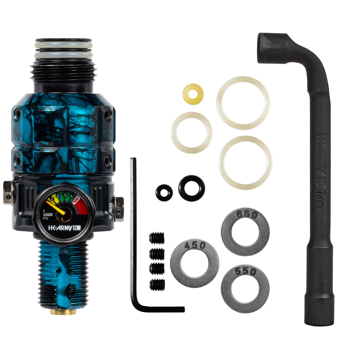 Turbine Pro Regulator - Adjustable & Rotational - Marble Blue