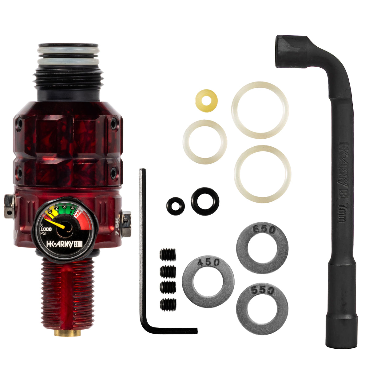 Turbine Pro Regulator - Adjustable & Rotational - Marble Red