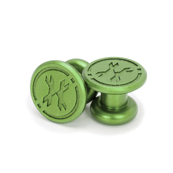 Aluminum Jaw Plugs - Neon Green