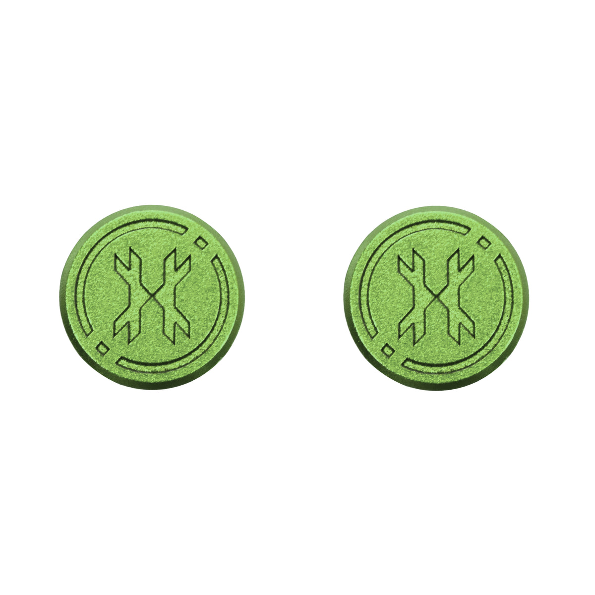 Aluminum Jaw Plugs - Neon Green