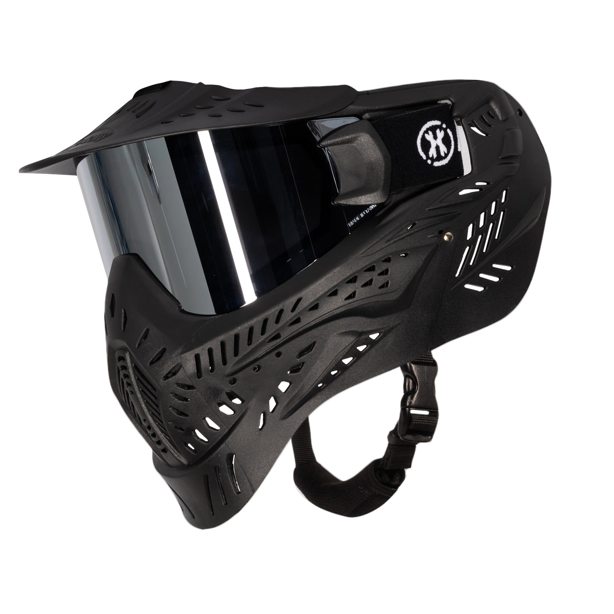 HSTL Paintball Goggle - Black with Chrome Lens