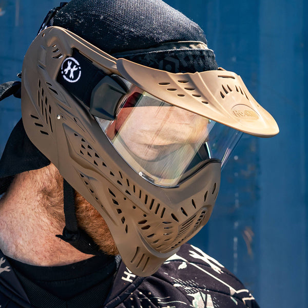 HSTL Goggle - Tan w/ Clear Single Pane Lens