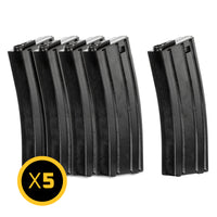 Hostile AWS - Mid-CAP Thermold Mag - 140rd - 5 pk - Black
