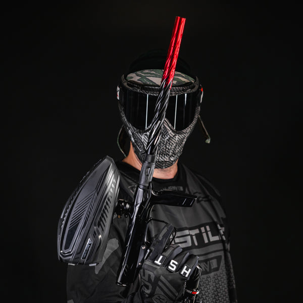 LAZR Elite Orbit Barrel Tip - Black/Red Fade