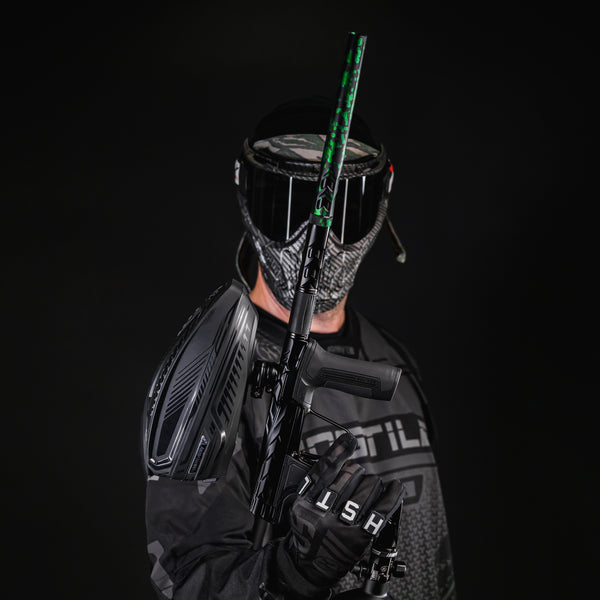 S63 PWR Elite Fossil Barrel Tip - Dust Black / Green Splash