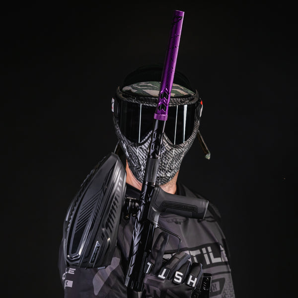 S63 PWR Elite Fossil Barrel Tip - Dust Purple / Black Splash