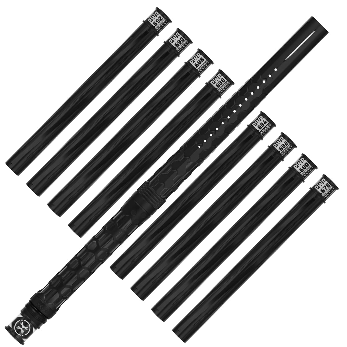 Hex PWR Barrel Kit - Black - Black Inserts