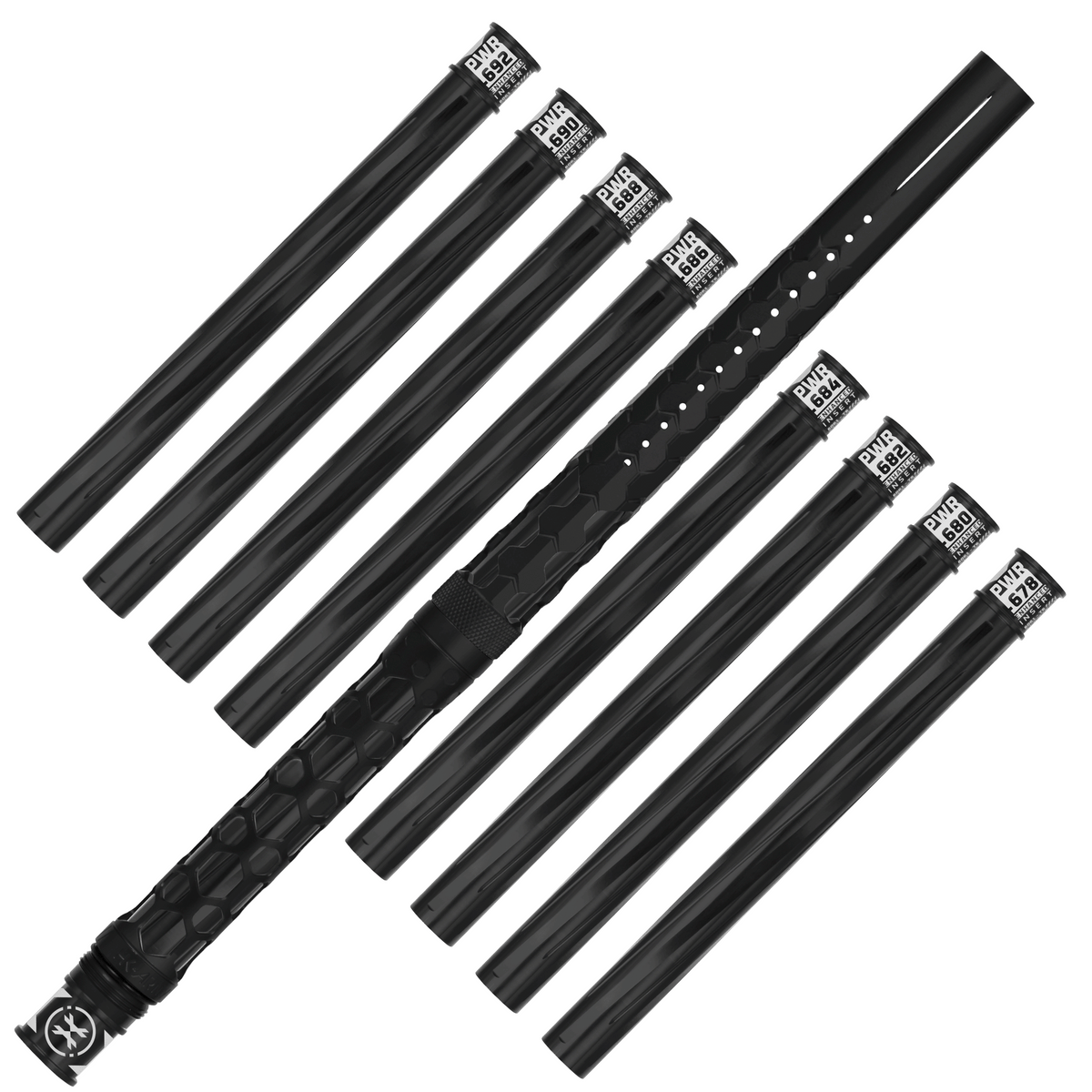 Hex PWR Barrel Kit - Black - Black Inserts