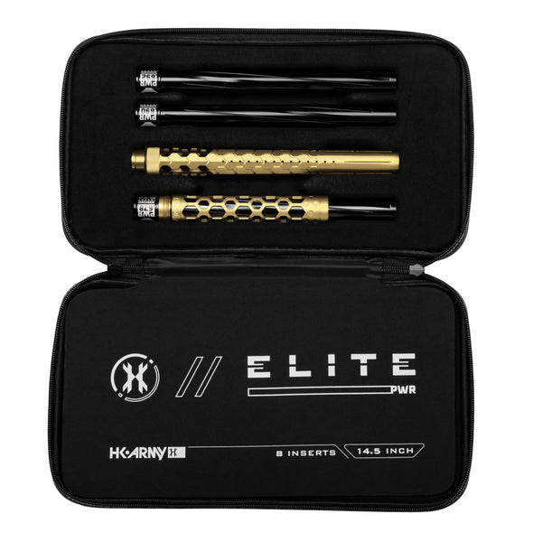 Hex PWR Barrel Kit - Gold - Black Inserts