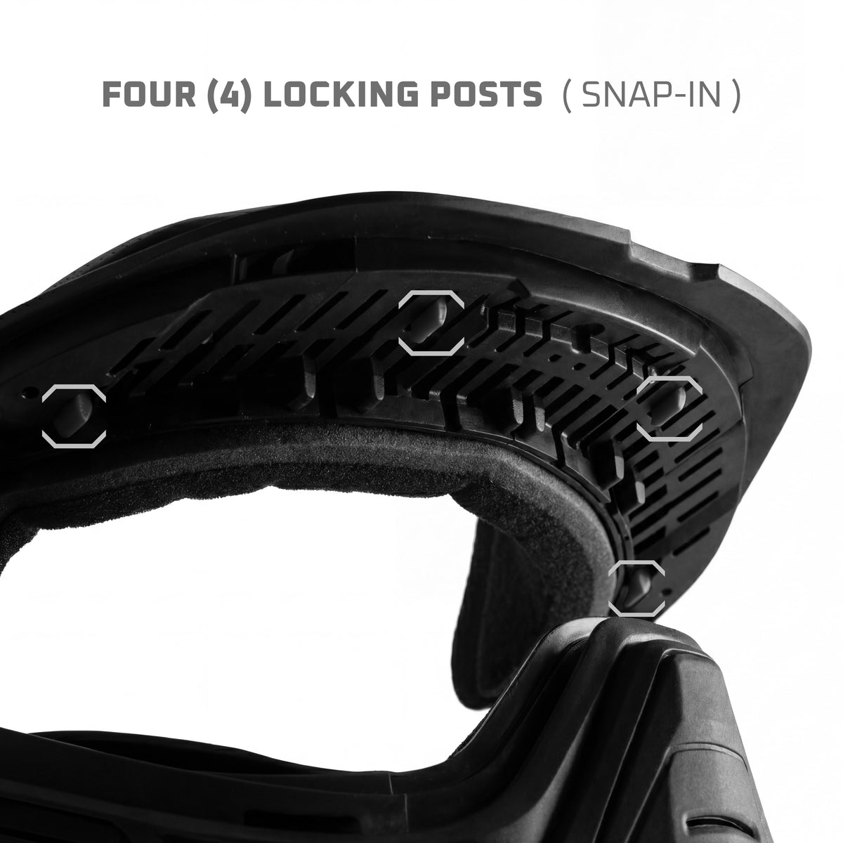 RMX Goggle Vent Blocker - Black