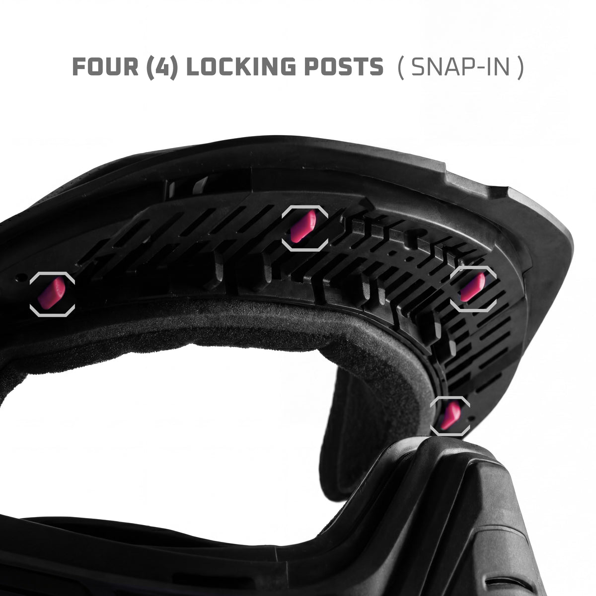 RMX Goggle Vent Blocker - Neon Pink