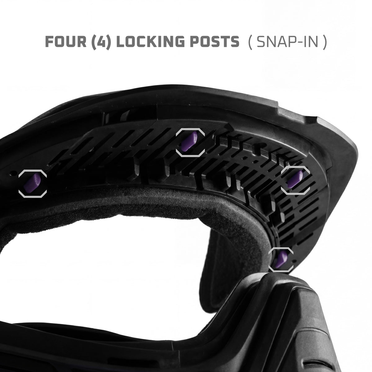 RMX Goggle Vent Blocker - Purple
