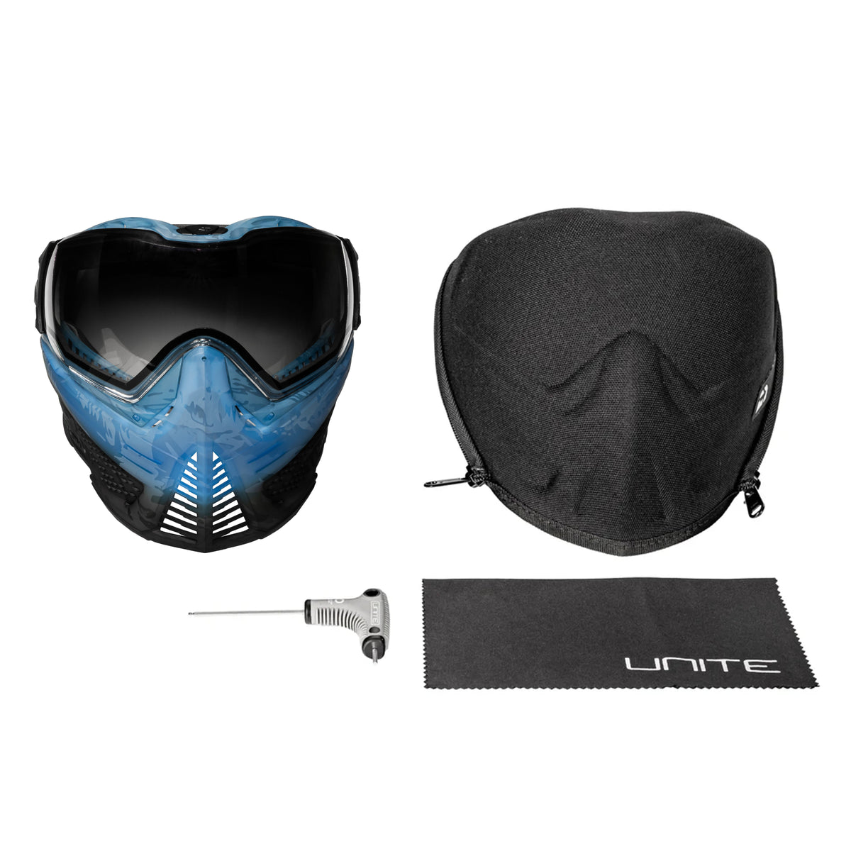 Valiant Edition Unite - Ice Blue to Black Camo - Gradient Clear Lens
