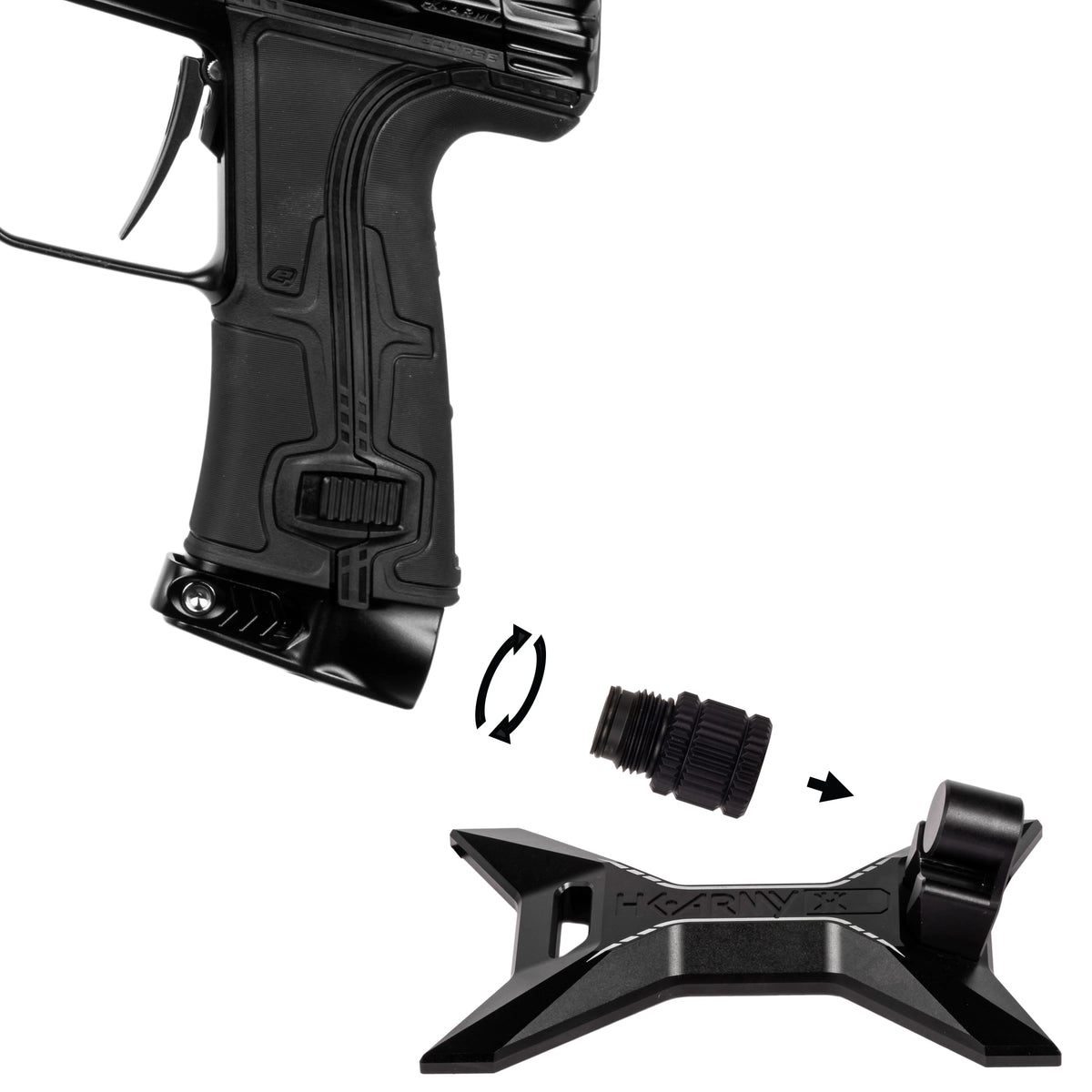 Gravity Lock Marker Stand - Black