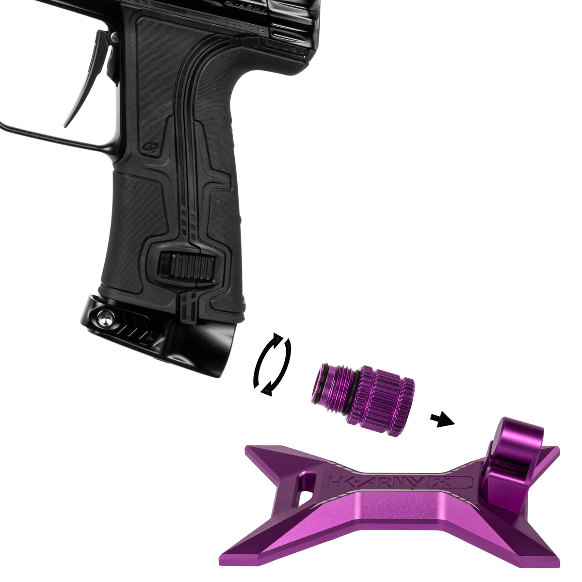 Gravity Lock Marker Stand - Purple