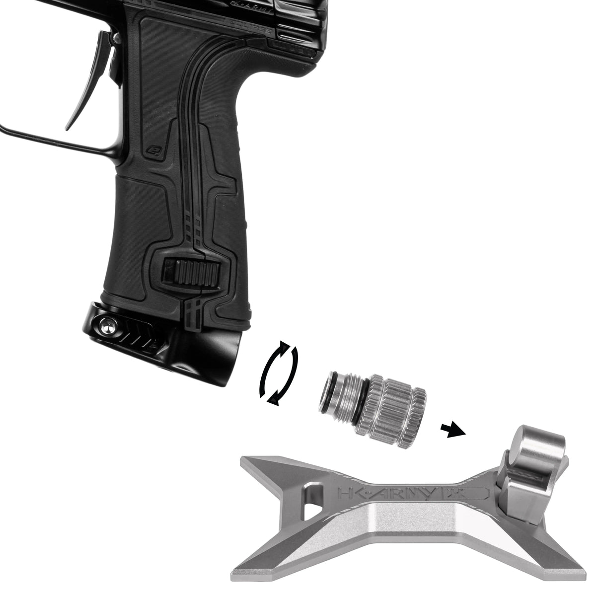 Gravity Lock Marker Stand - Silver