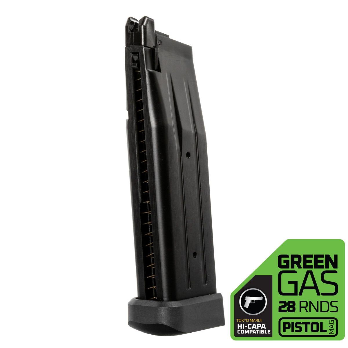 Hostile AWS - HI-CAPA Green Gas Mag - Black | HK Army
