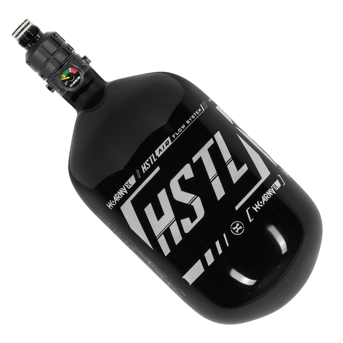 Paintball Tank HSTL 68ci 4500 PSI Carbon Fiber PRO (Black) - HK Army