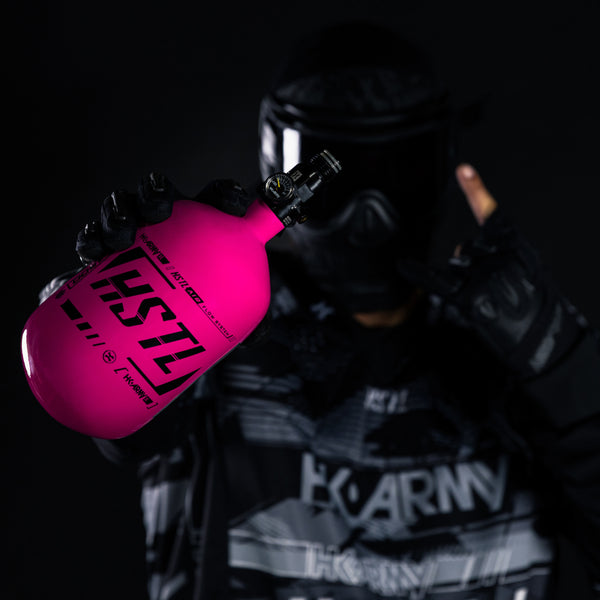 HSTL® - Carbon Fiber Tank - Standard Reg - 68ci / 4500psi - Neon Pink/Black