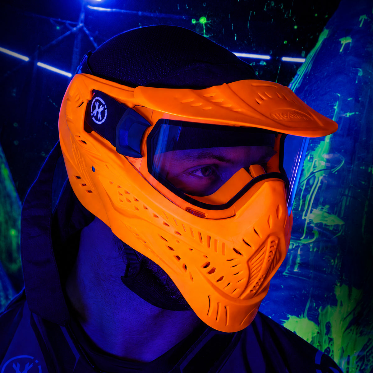 HSTL® Glowball™ Goggle w/ Clear Lens - UV Orange