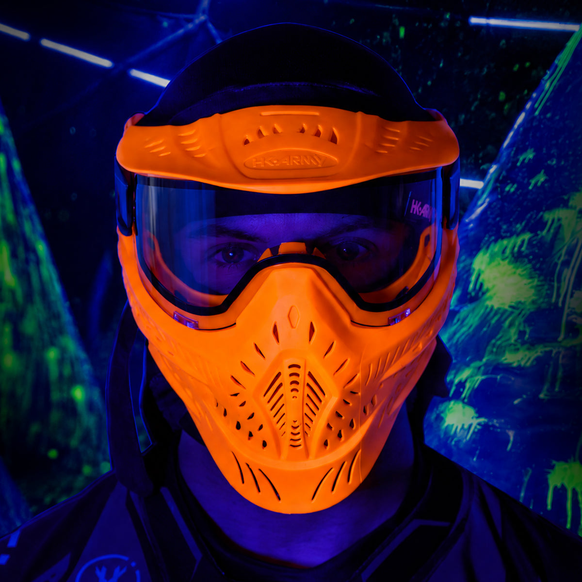 HSTL® Glowball™ Goggle w/ Clear Lens - UV Orange