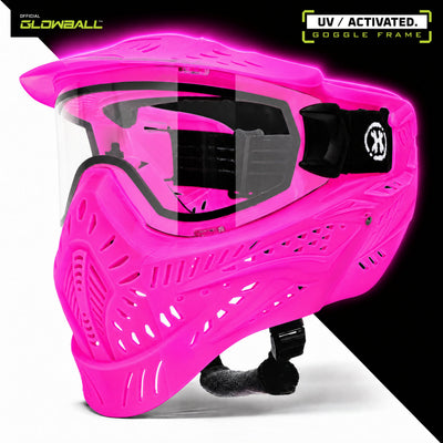 HSTL® Glowball™ Goggle w/ Clear Lens - UV Pink