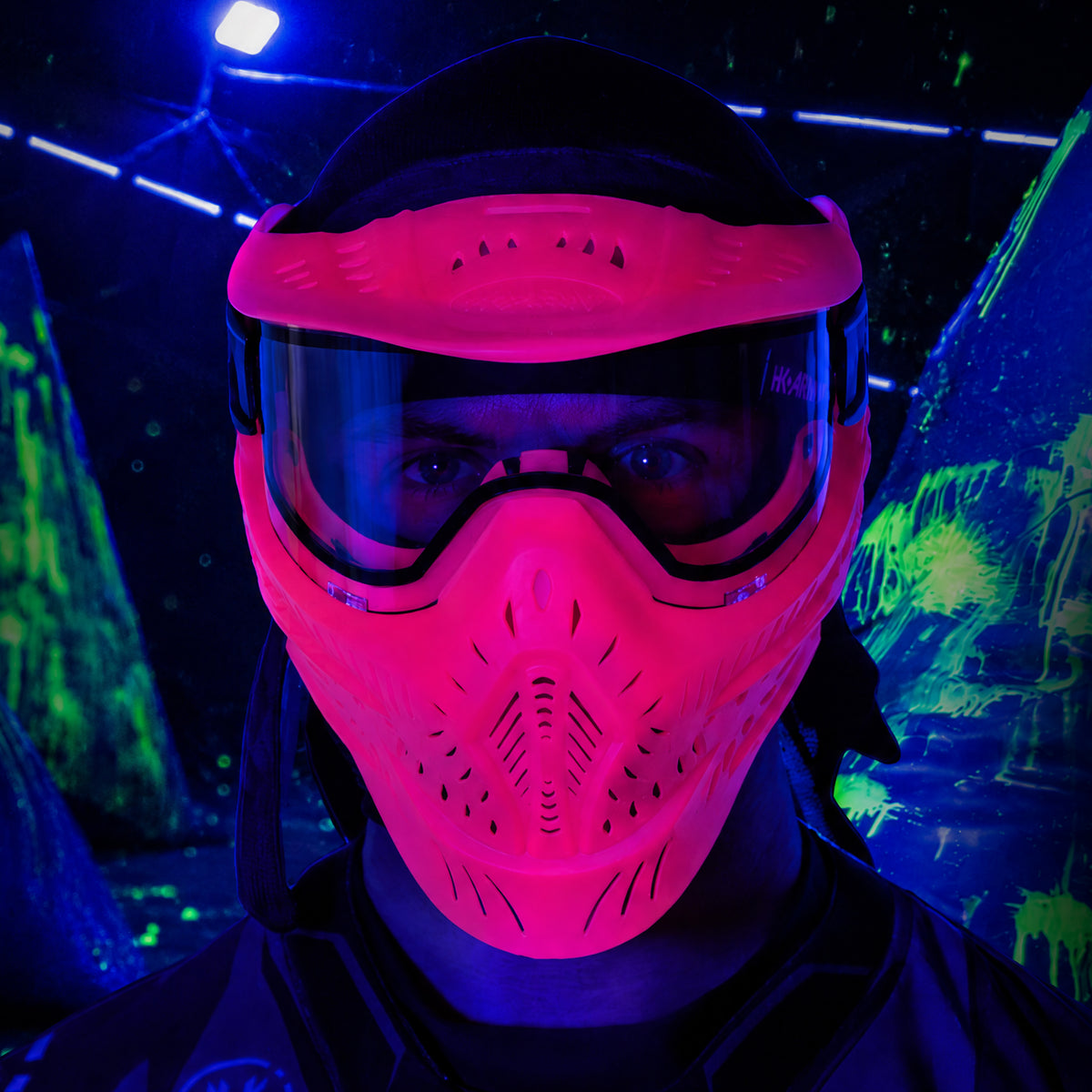 HSTL® Glowball™ Goggle w/ Clear Lens - UV Pink