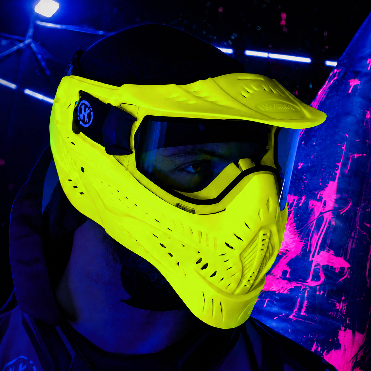 HSTL® Glowball™ Goggle w/ Clear Lens - UV Yellow