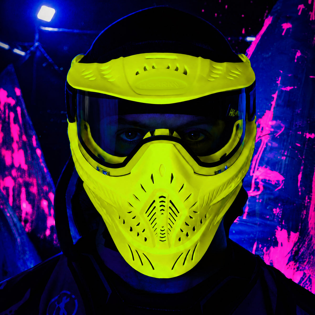 HSTL® Glowball™ Goggle w/ Clear Lens - UV Yellow