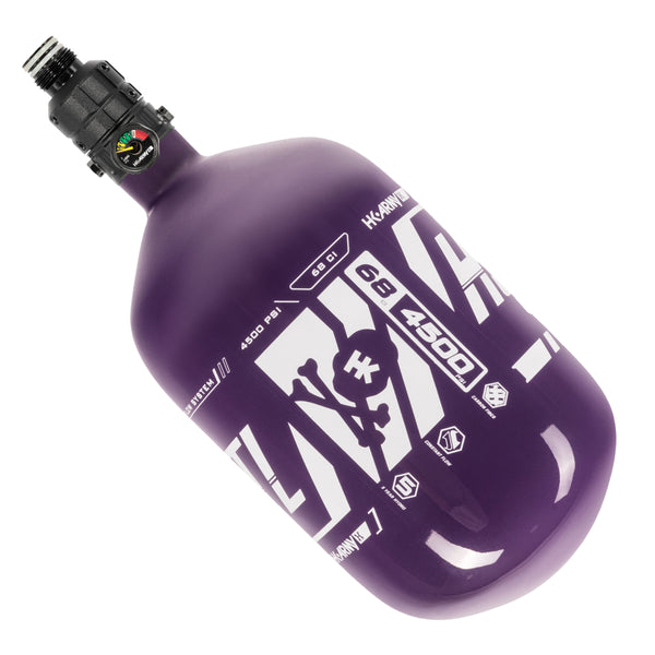 HSTL® - Carbon Fiber Tank - PRO Reg - 68ci / 4500psi - Purple/White