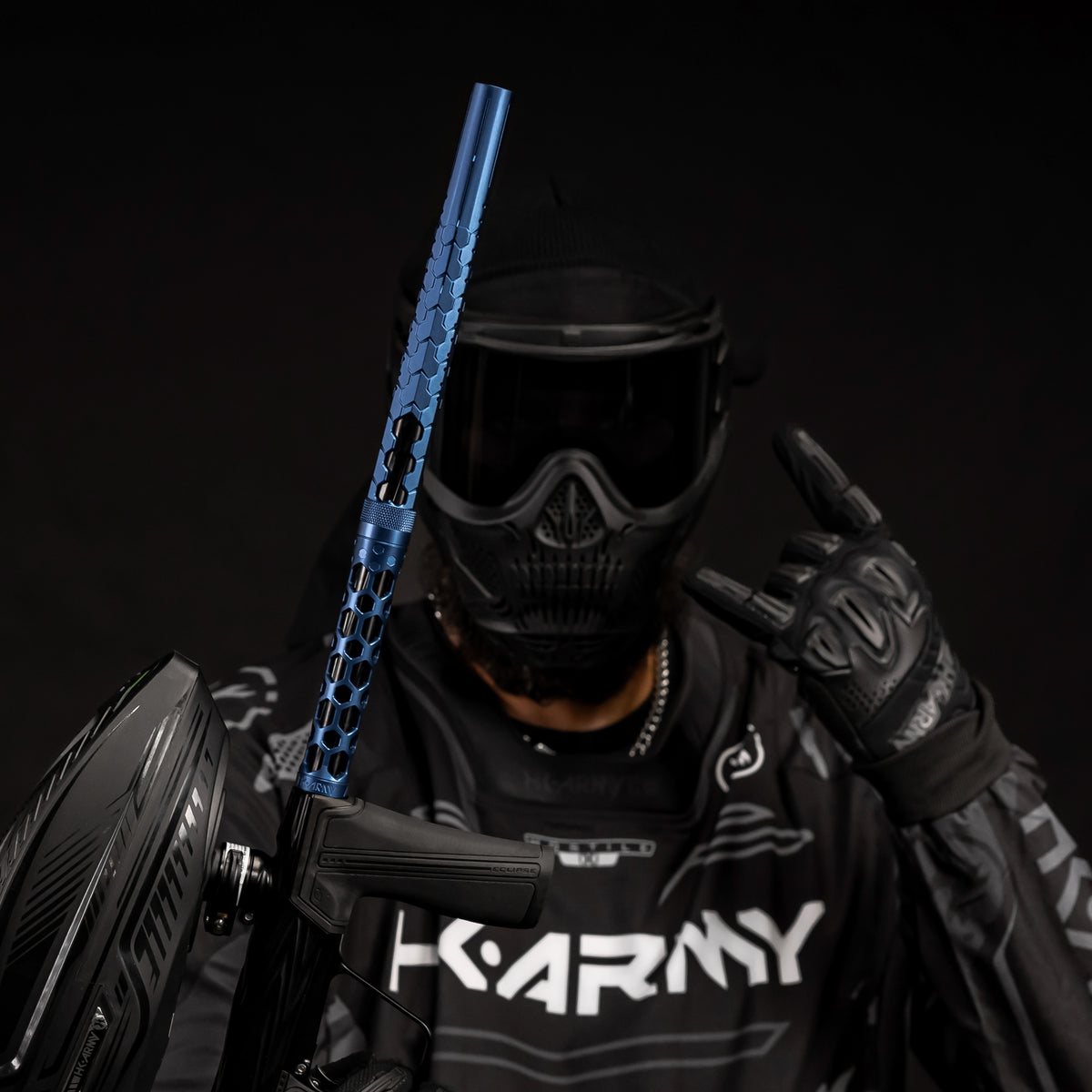 Hex PWR Barrel Kit - Blue - Black Inserts