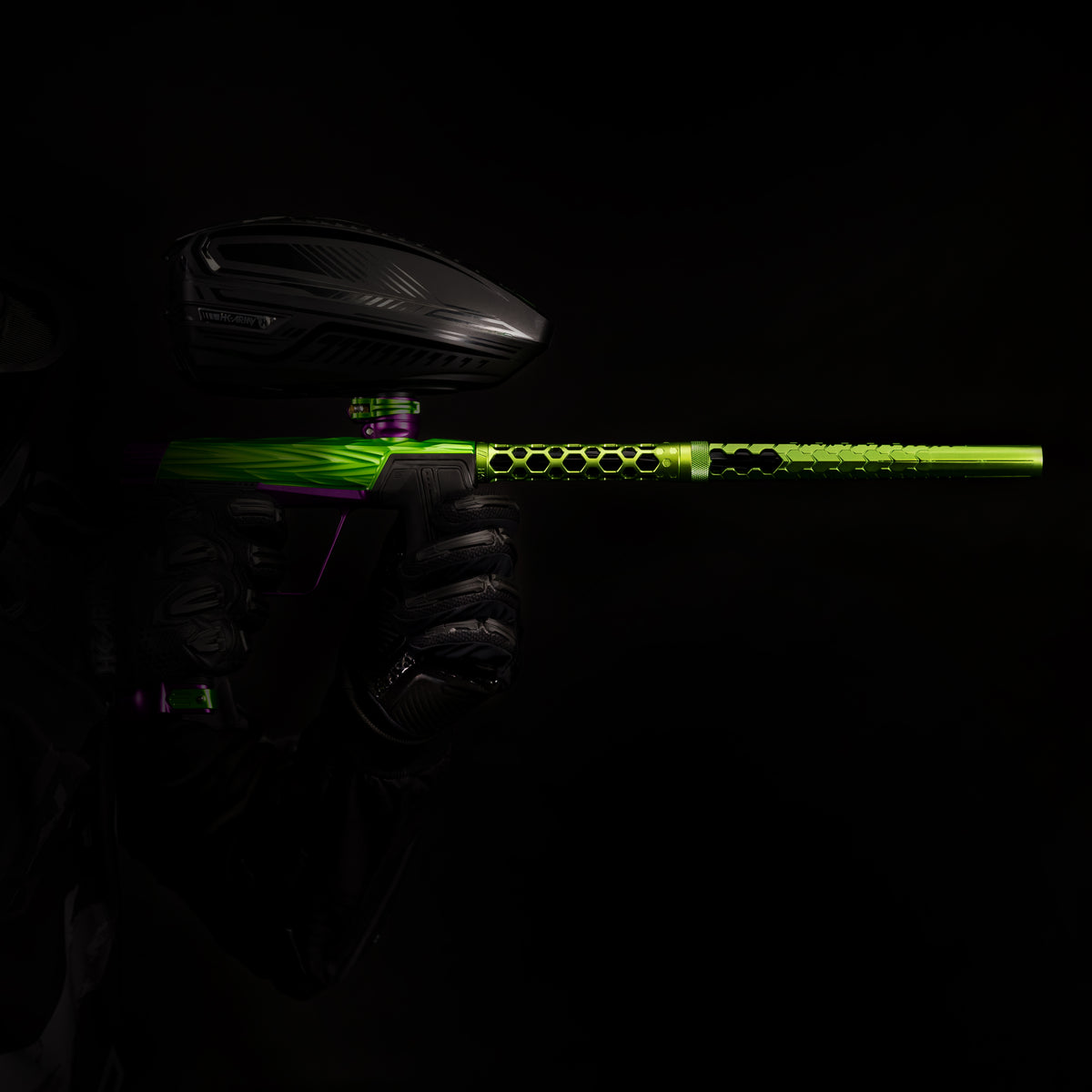 Hex PWR Barrel Kit - Lime - Black Inserts