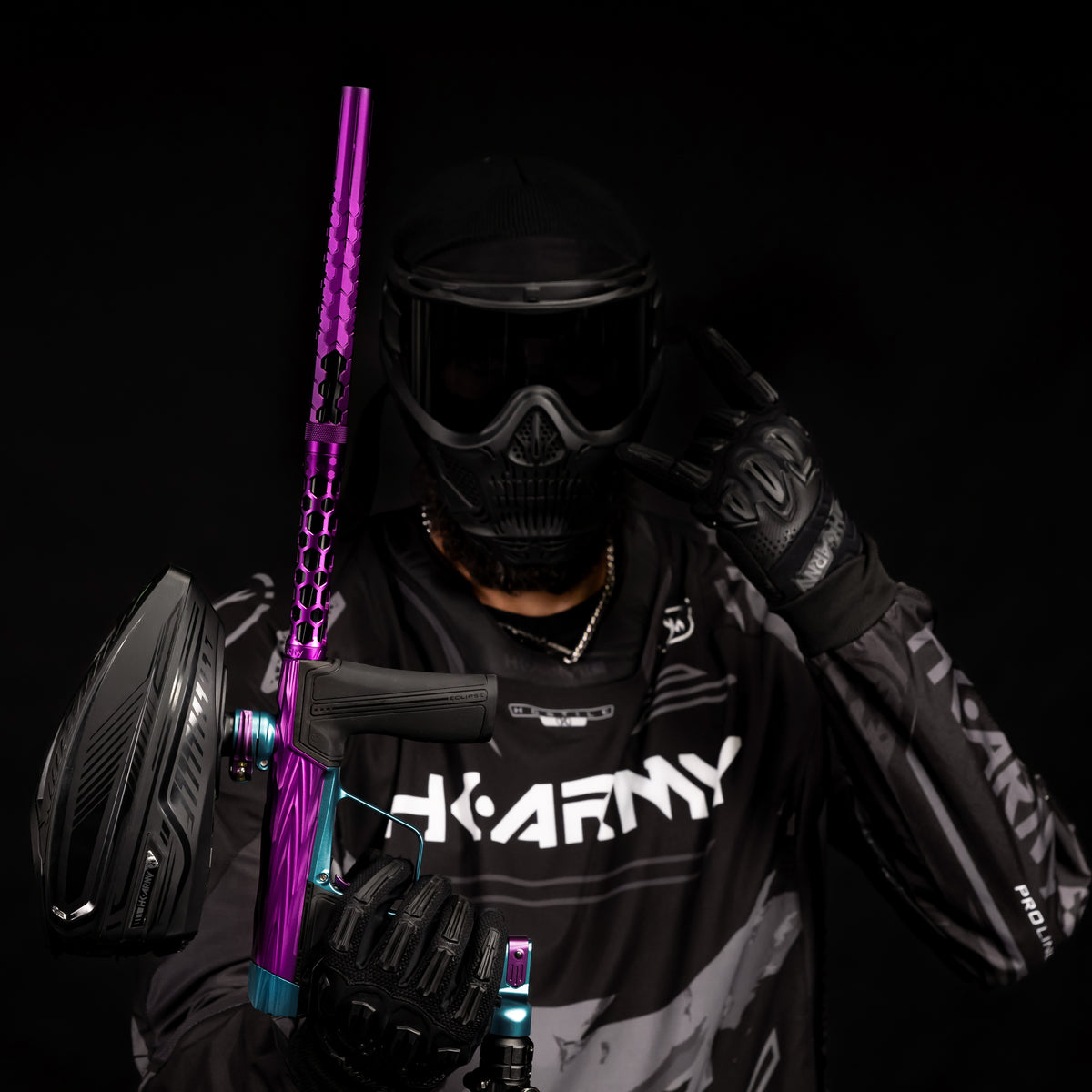 Hex PWR Barrel Kit - Purple - Black Inserts