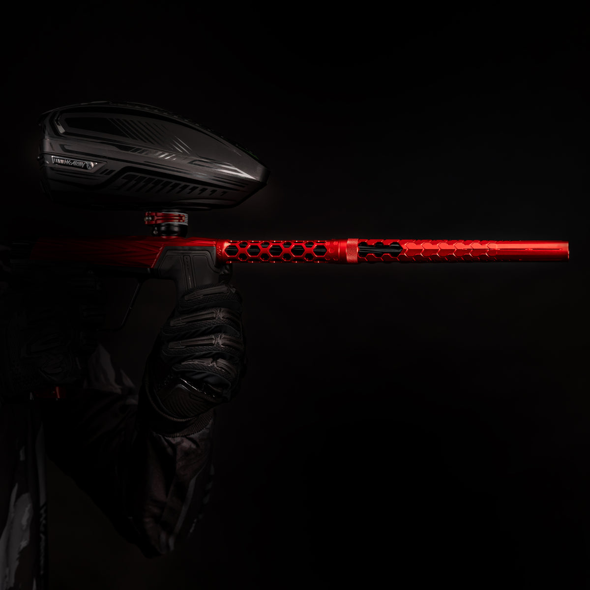 Hex PWR Barrel Kit - Red - Black Inserts