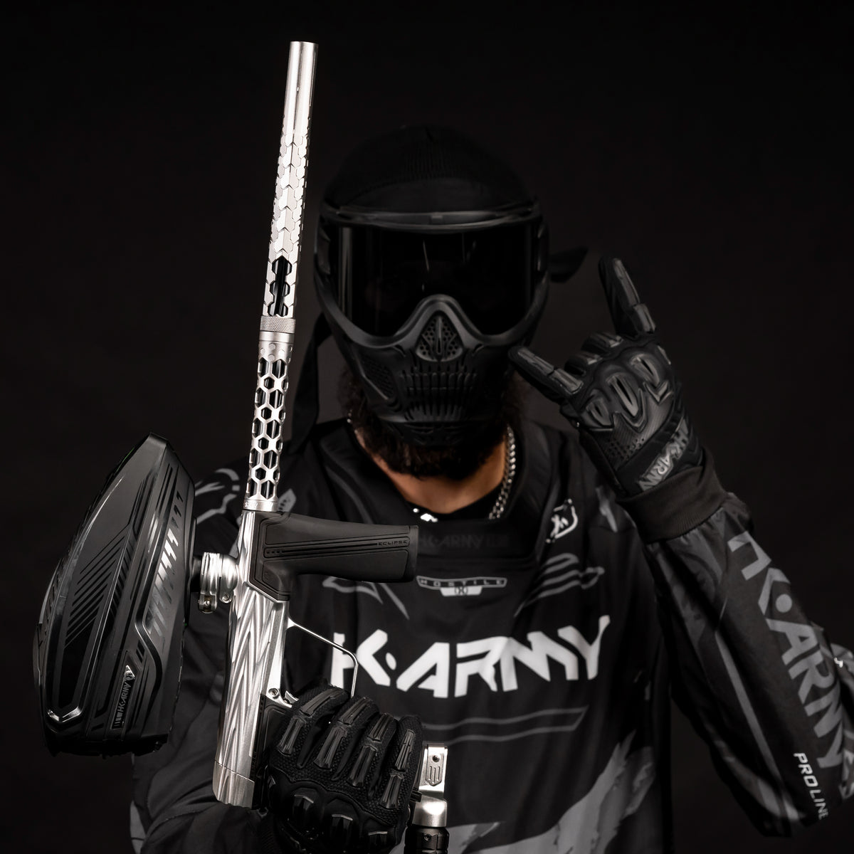 Hex PWR Barrel Kit - Silver - Black Inserts