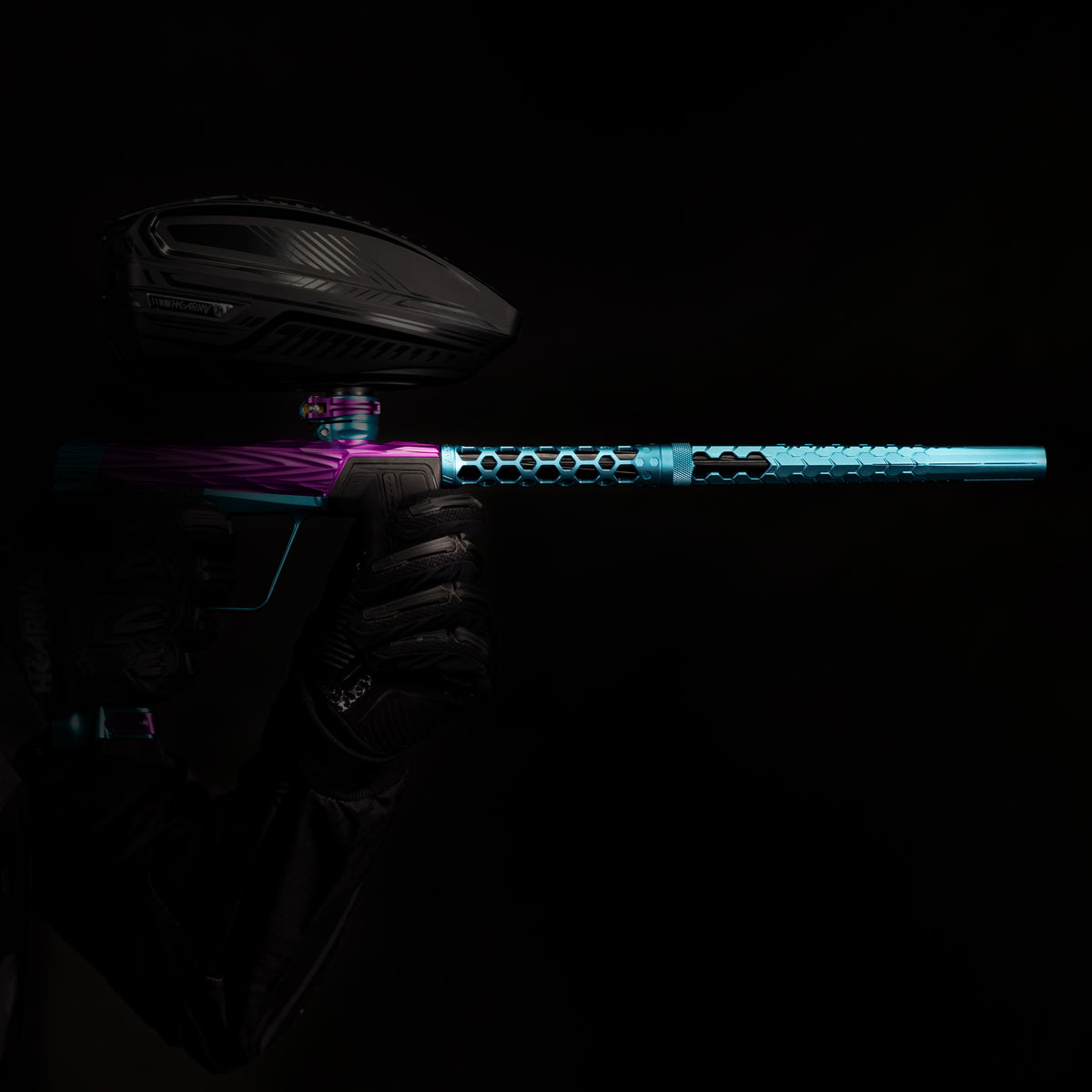 Hex PWR Barrel Kit - Turquoise - Black Inserts